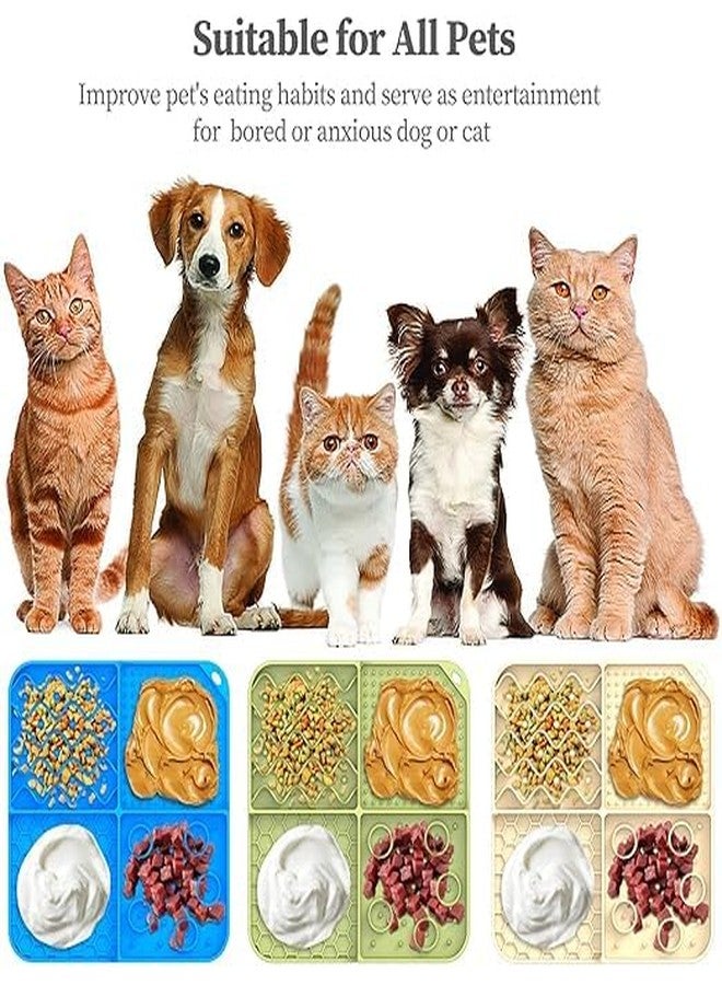 FLIPA Lick Mat for Dogs & Cats, Slow Feeder Puzzle Bowl with Suction Cups, Anxiety Relief, Boredom Reducer for Bathing & Grooming - Image 4